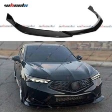 Painted Black TR-Style Front Bumper Lip Body Spoiler For 2023-2025 Acura Integra