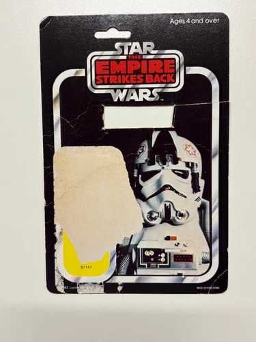 VINTAGE STAR WARS CARDBACK PALITOY 45 BACK AT AT DRIVER