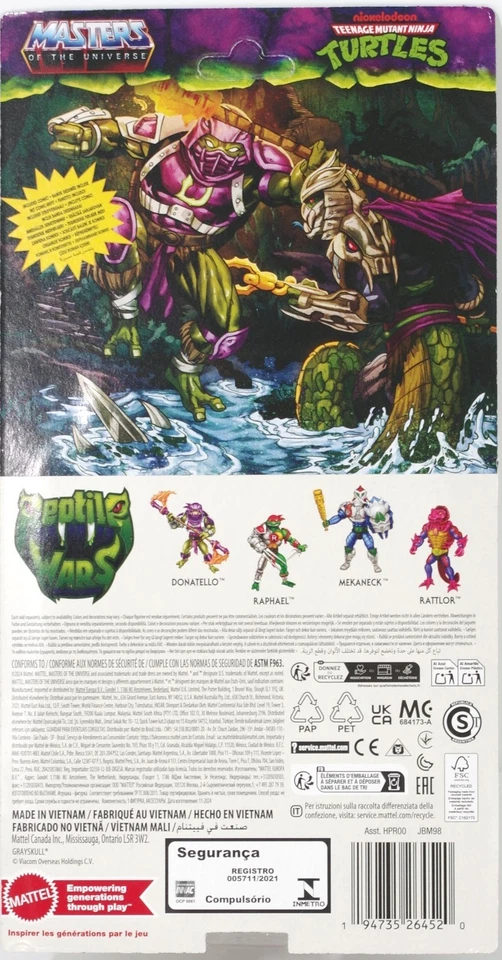 Figura Donatello Turtles of Grayskull Masters of the Universe 14cm JBM98 6+ - Bild 3 von 3