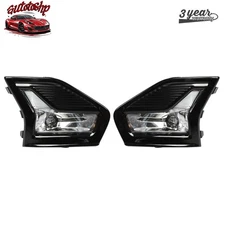 Front LED Fog Light Fits For 2019-2020 Ford Fusion with Bezel Assembly Pair NEW