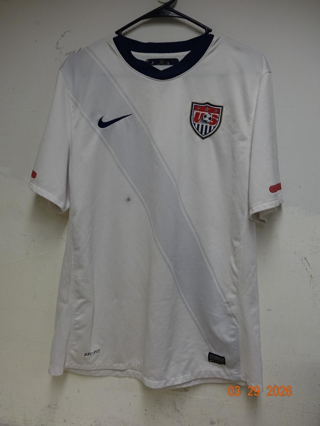 2010/2011 USMNT World Cup Home Jersey
