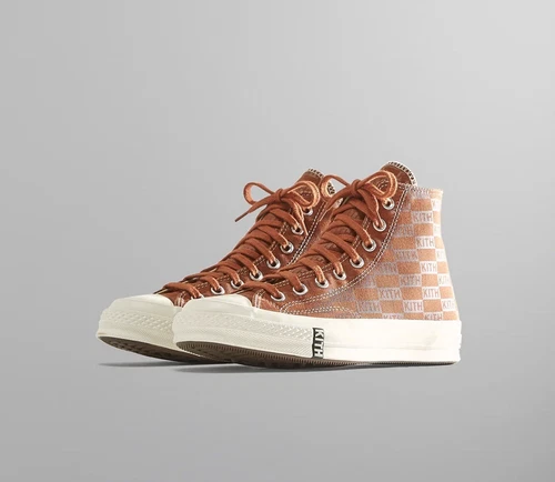 Kith X Converse Chuck 70 haut monogramme en pain d'épice taille 10