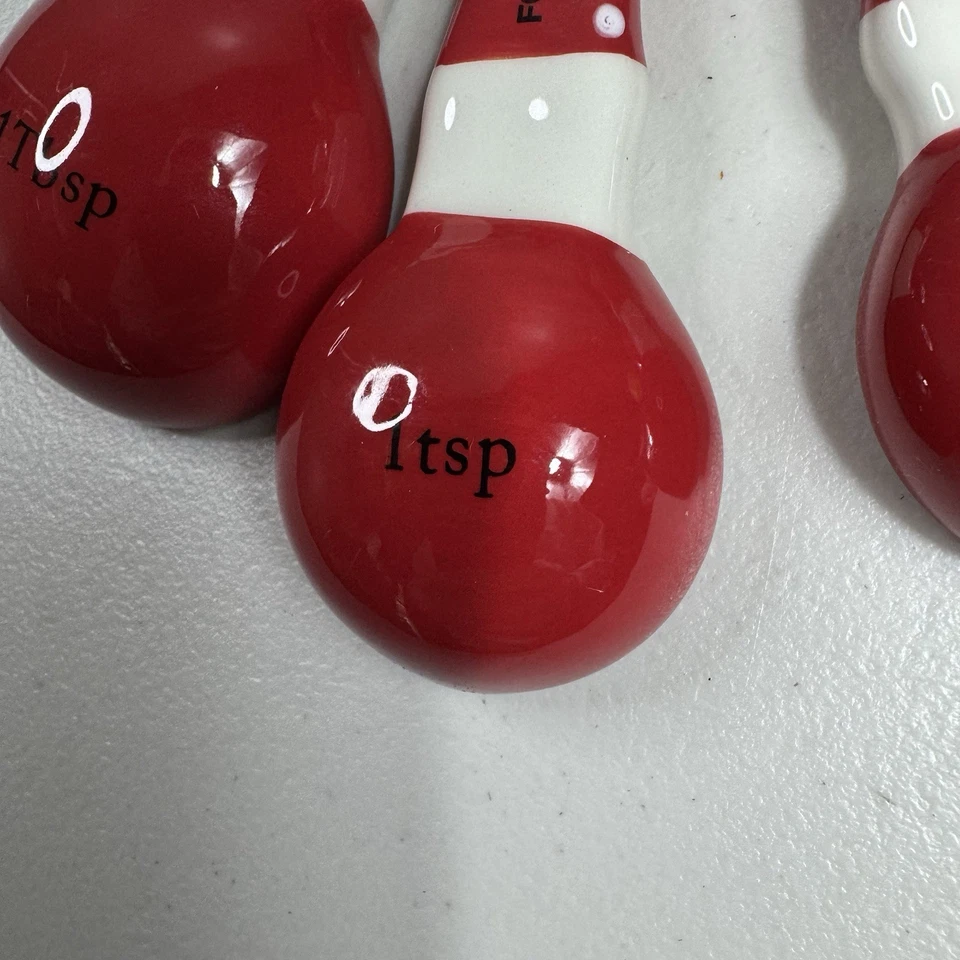 Jolly Jar Cucharas Medidoras Navidad Papá Noel 4 piezas. set de Gibson Home Foto 4 de 4