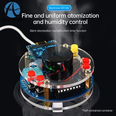 USB Humidifier Circuit Board Mist Maker Kit OLED Display Temperature Humidity #i