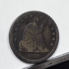 1877 Liberty Seated Quarter - Good Details, Dark (#60557-L)