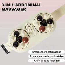 Abdominal Pain Relieve Fat Cellulite Burner Belt Vibration Muscle Massage 
