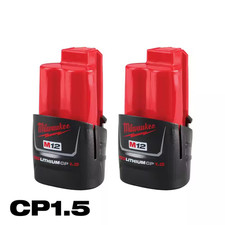 Milwaukee M12 12 Volt 1 5 Ah Lithium Ion Compact Battery Pack 2 Pack 48 11