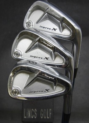 3er Set Yamaha Inpres X V Forged 6+7&8 Eisen Regular Graphit Schäfte