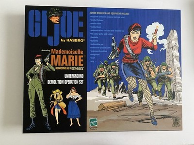 HASBRO　GI Joe Marie G.I Joe Mademoiselle Marie Sgt Rock Underground Demolition Set