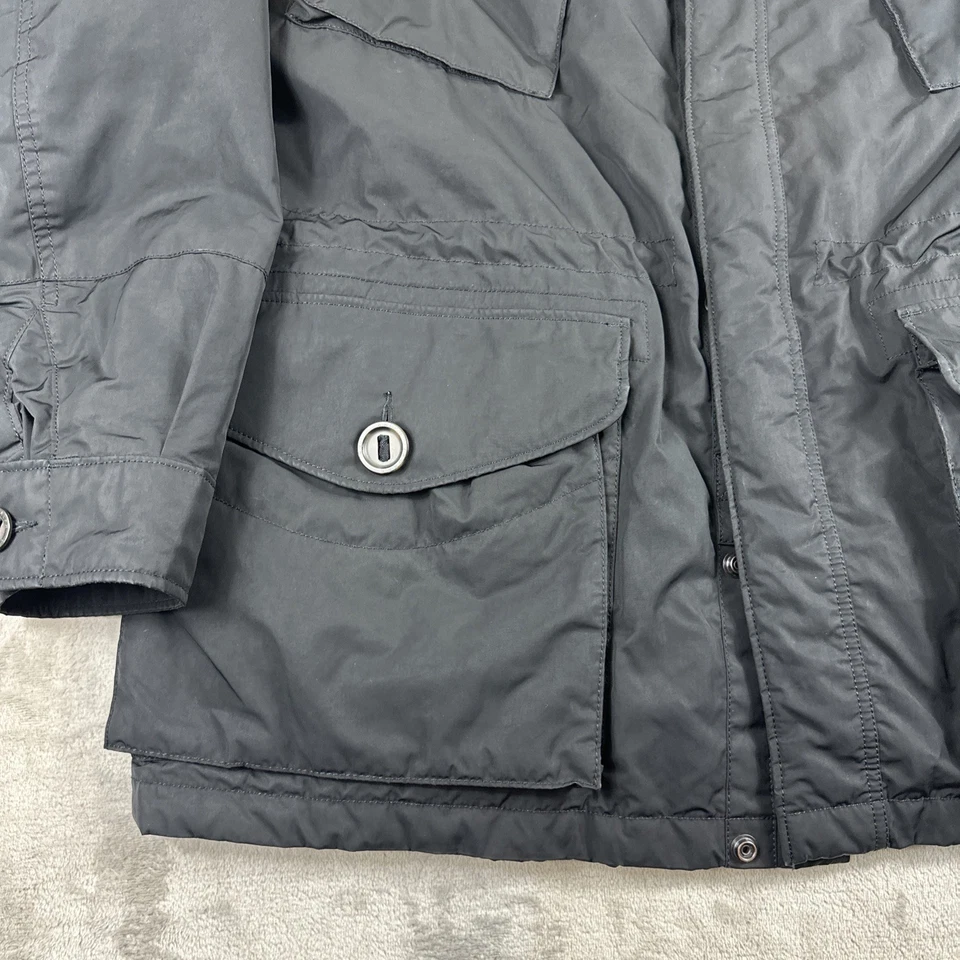 Chaqueta de plumón militar Polo Ralph Lauren para hombre XXL negra bolsillos cintura ajustable Foto 2 de 4