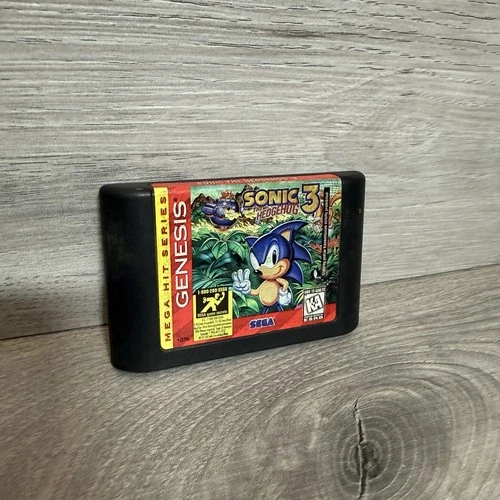 Sonic the Hedgehog 3 (Sega Genesis, 1994) Cartridge Untested