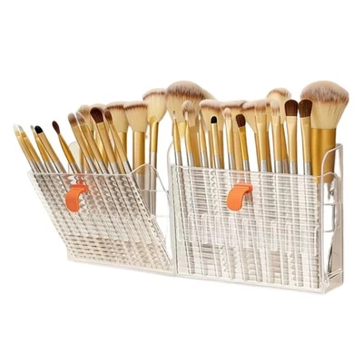 2er-Pack Wand-Make--Organizer, 16 Fächer für Eyeliner, Lipliner, Pinsel D9C9 - Bild 1 von 4