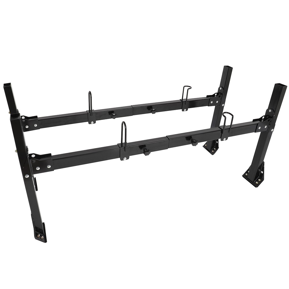 ?Universal Black van 2 Bar Ladder Roof Rack Ford Econoline crossbars Steel thumbnail 11