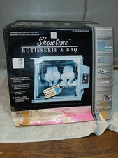 Platinum Ronco Showtime Rotisserie BBQ 5000 W/Bonus Accessory Pkg Free BBQ Glove