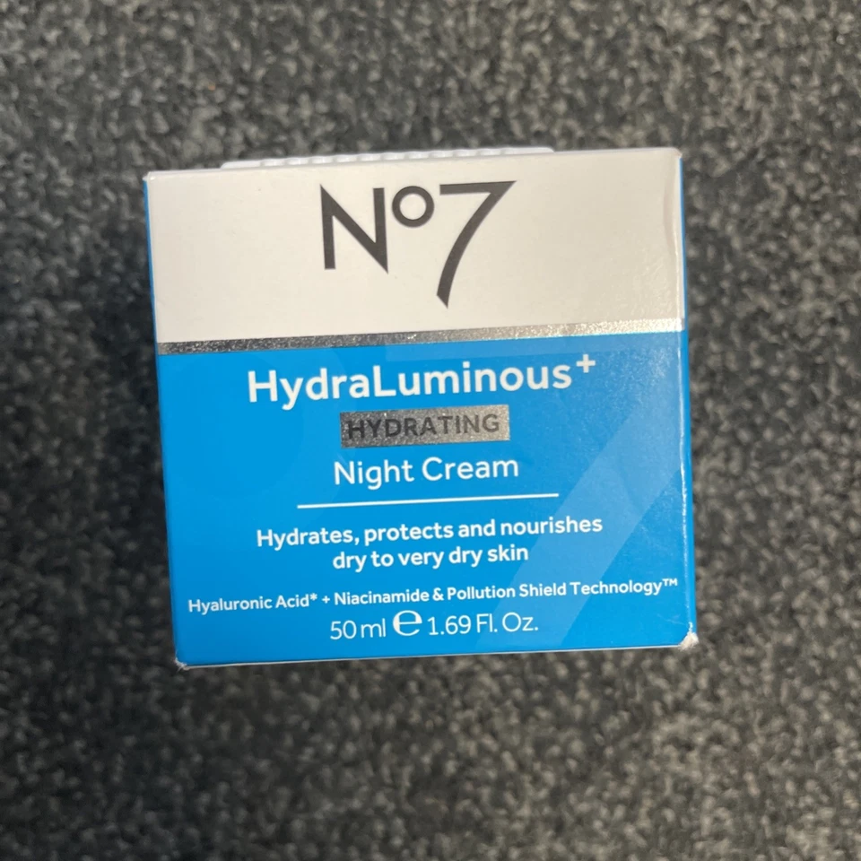 No7 Hydra Luminous Hydrating Night Cream 50ml