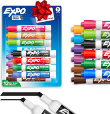 Dry Erase Markers Set Mixed Tip White Board Markers with White Board Eraser Asso