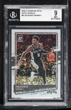 2020 Donruss Optic Online Exclusive White Sparkle Prizm Dejounte Murray #93 3hd