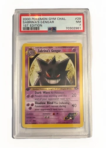 Sabrina's Gengar Gym Challenge 1st Edition PSA 7 Rare 29/132 2000 Pokémon TCG