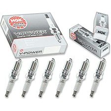 NGK "V-POWER" Spark Plugs (Set of 6) for 1996-2005 Chevrolet Blazer 4.3L V6