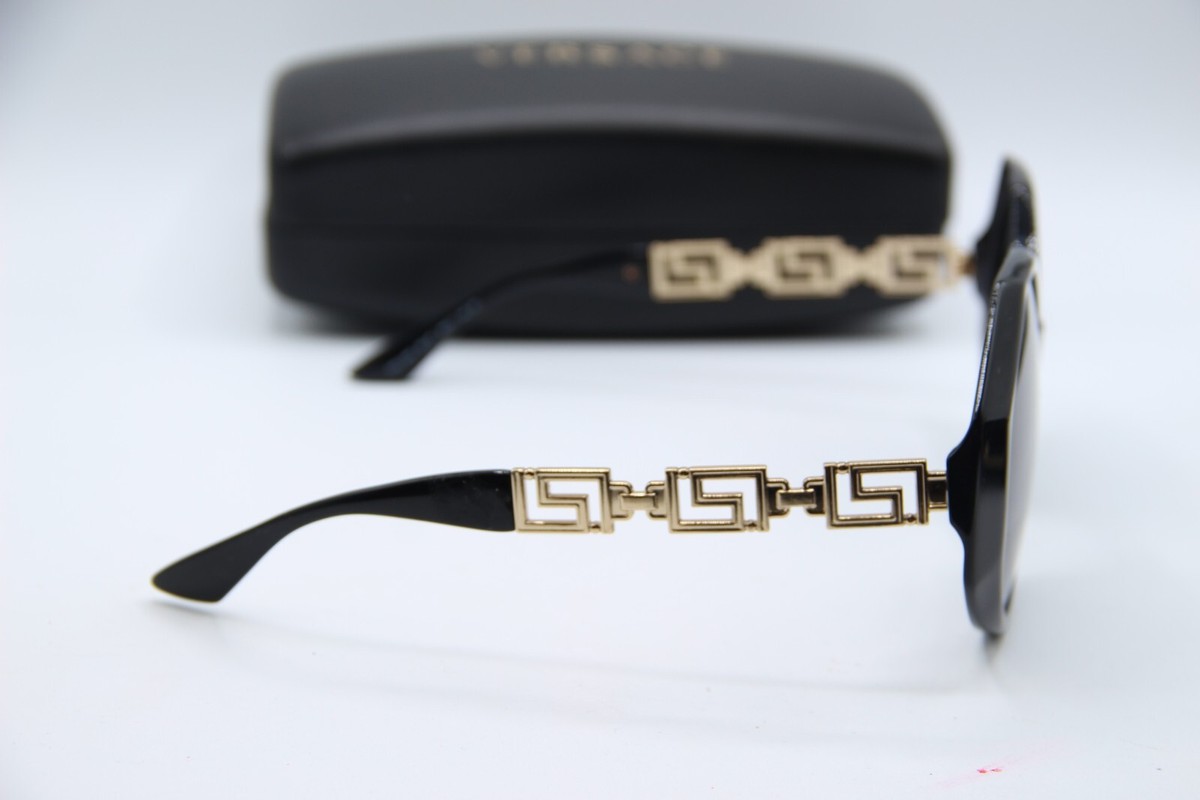 4395 GB1/87 Sunglasses Black/Gold/Dark Grey 59-145 VERSACE 4395 GB1/87 BLACK DESIGNER AUTHENTIC SUNGLASSES 59  main image 2