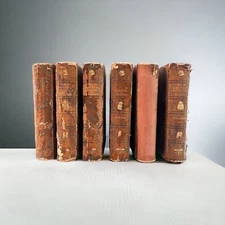 Antique New Natural History Richard Lydekker Book Set 6 Volumes 1901 Collector