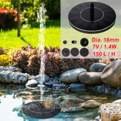 Outdoor Fountains Solar Water Fountain For Small Pond Outdoor