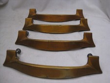 4 vintage handles pulls pull handle 5" center to center K7642 MCM