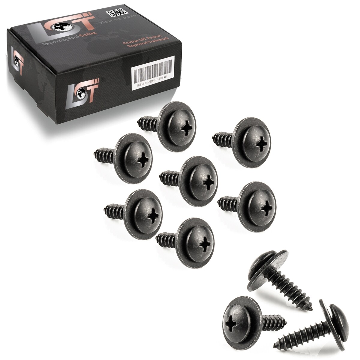 10x Mounting Screws Wheel Housing Fender Mud Flap Bumper For Acura