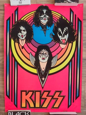 KISS キッス 証明書付 サイン入 像1998年製 KISS キッス 証明