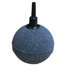 1X Ceramic Aquarium Hydroponic Air Stone Aerator Diffuser 1" Diameter Round Ball