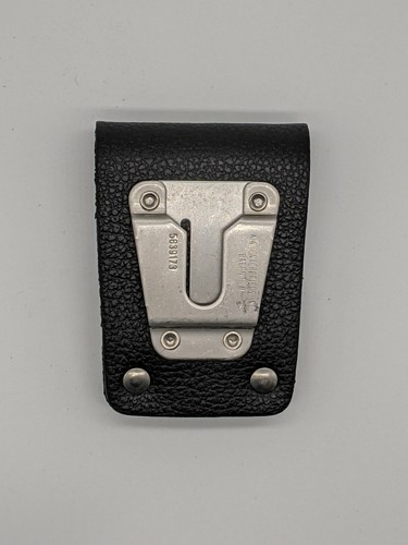 Harris™ XL-185/XL-200P DTMF Hard Leather Two Way Swivel Case Holder