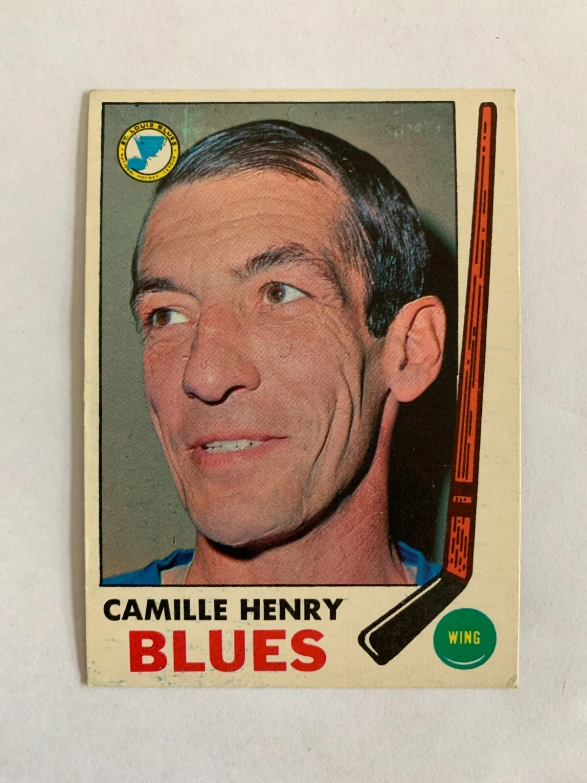 1969-70 O-Pee-Chee #17 Camille Henry - St. Louis Blues (inv.6)