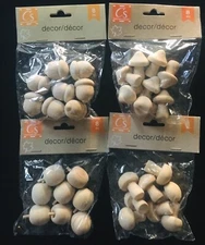 Crafter’s Square MINI NATURAL WOOD ICON Acorn Apple Mushroom Toadstool CHOOSE