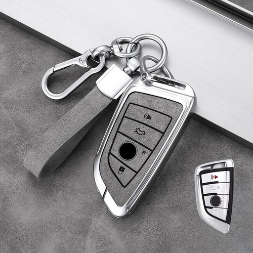Zinc Alloy Leather Car Key Case Cover For BMW M5 X1 X2 X3 X4 X5 X6 X7 2 3 4 5 6 - Picture 6 of 19