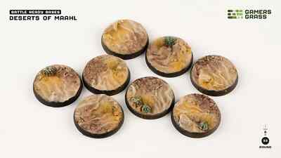 Deserts of Maahl (Round 32mm (x8) Gamers Grass