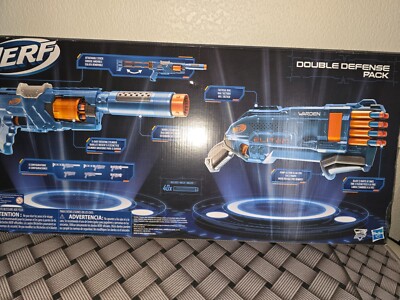 Nerf Elite 2.0 Double Defense Gun Pack Blasters and Darts