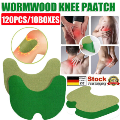 12-120X Knee Plaster Sticker Wormwood Extract Knee Pain Joint Ache Relief Patch