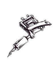 TATTOO MACHINE INK TAT GUN BODY ART CAR Truck Boat Window BUMPER STICKER DECAL