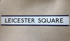 Original London  Leicester Square Underground signage