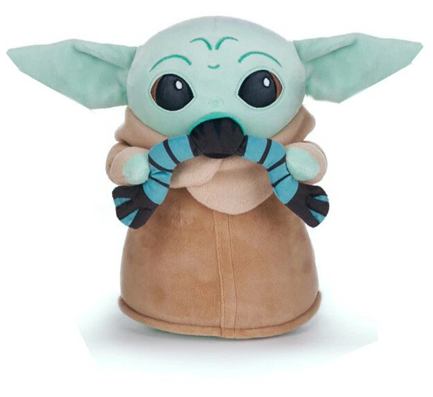 OFFICIAL STAR WARS BABY YODA GROGU THE CHILD EATING FROG PLUSH SOFT TOY  TEDDY