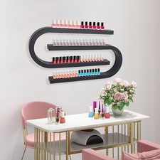 Wall Mounted Nail Polish Shelf Stand Display Rack Holder Varnish Nail Salon Shop