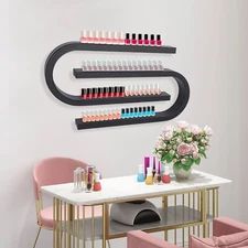 Nail Polish Shelf Wall Mounted Stand Display Rack Holder Varnish Nail Salon Shop