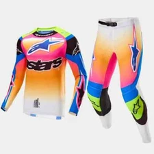 2025 Alpinestars SuperTech Motocross Racing Gear Set Jersey/Pants Combo MX Suit
