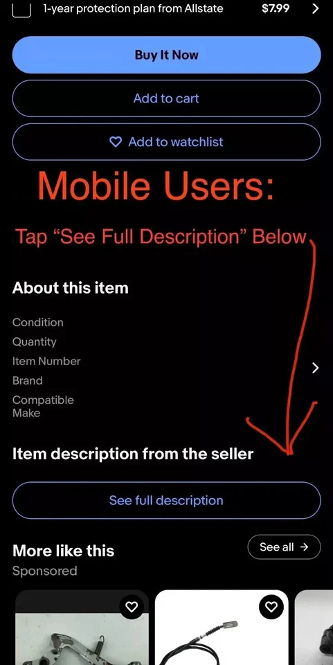 2005 - 2024 SUZUKI RMZ 450 WATER PUMP IMPELLER 17491-35G00 RMZ450 - Изображение 3 из 4