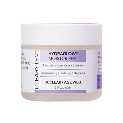 - HYDRAGLOW Stem Cell Moisturizer - Bakuchiol + Squalene - Youthful Skin Face...