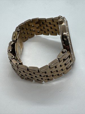 Michael Kors MK3217 Darci Brown Dial Pave Bezel Rose-gold 39mm  