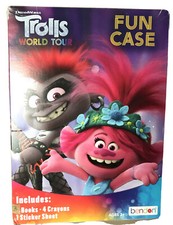 Dream Works Trolls World Tour Fun Case Incomplete Set Missing 1 Book