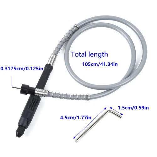 1X Flexibler Bohrer Schleifer Flex Welle für Dremel Rotationsantrieb Elektrowerkzeug - Bild 11 von 12