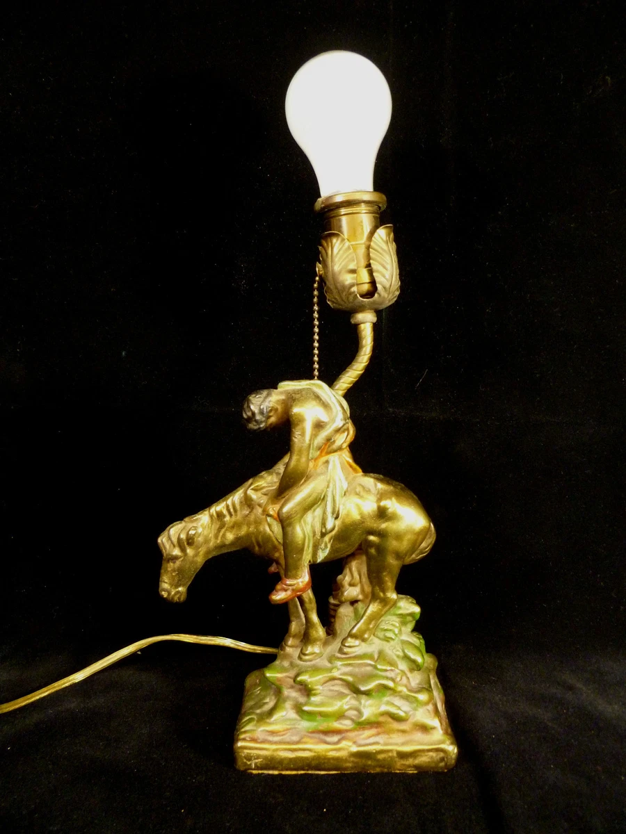 RARE ARMOR BRONZE COMPANY END OF THE TRAIL NATIVE AMERICAN INDIAN