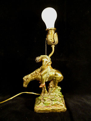 RARE ARMOR BRONZE COMPANY END OF THE TRAIL NATIVE AMERICAN INDIAN